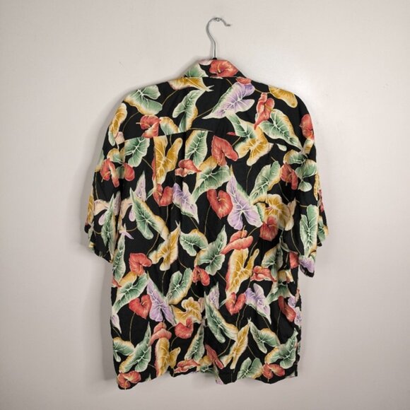 Vintage Hawaii Hawaiian Resort Beach Coastal Tropical Floral Dress Shirt XL - Picture 2 of 7